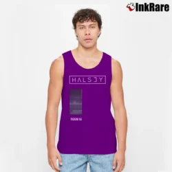 Men’s Halsey Room 93 Anxiety Fashion Tank Top in purple | Breathable, Active-Friendly Design
