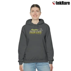 Women’s Hamilton Tiger - Cats 2000s CFL Puma Cozy Hoodie in charcoal | Warm, Structured, Stylish