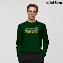 Men’s Hamilton Tiger - Cats 2000s CFL Puma Long-Sleeve Shirt in forest green | Sleek, Lightweight, Year-Round Wear