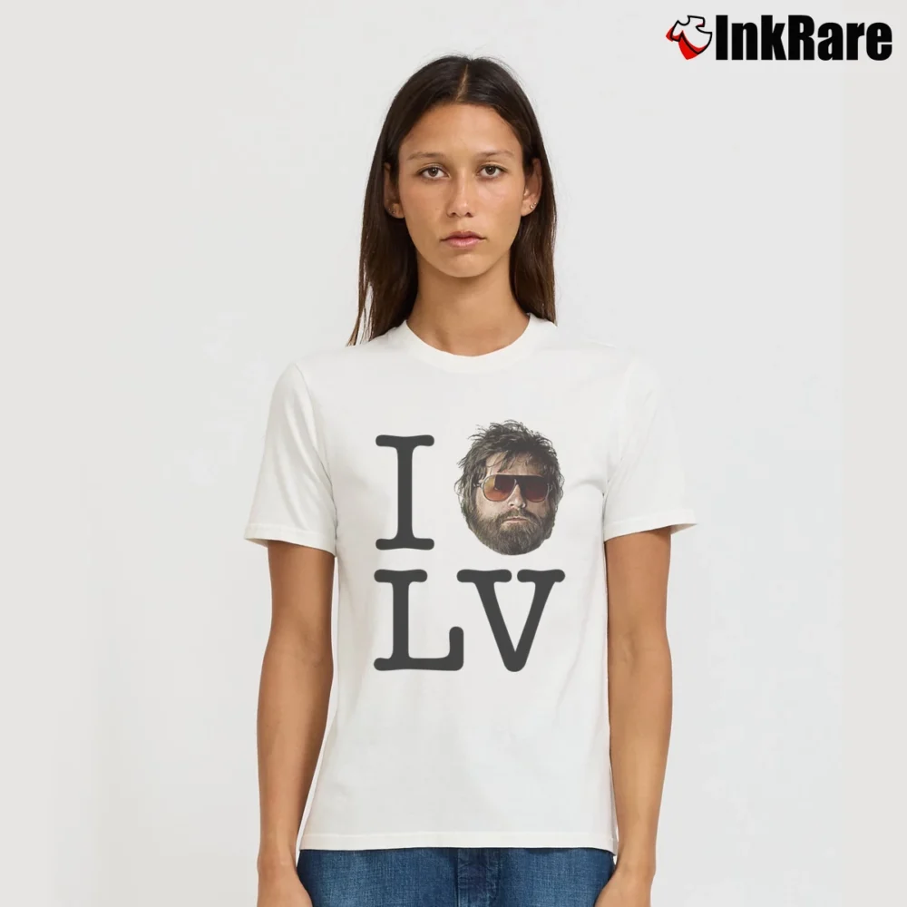 Women’s Hangover I Heart Las Vegas Signature T-Shirt in white | Soft, Flattering Fit