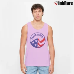 Men’s Hank Player Peace Corps Tank Top in light pink | Breathable, Active-Friendly Design