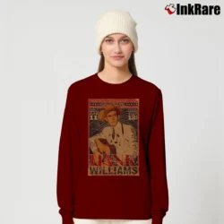 Women’s Hank Williams Grand Ole Opry Long-Sleeve Top in maroon | Sleek, Versatile, All-Season