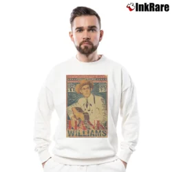 Men’s Hank Williams Grand Ole Opry Crewneck Sweatshirt in white | Cozy Fabric, Clean Style