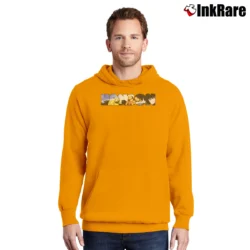 Men’s Hanson Band Graphic Pullover Hoodie in orange | Cozy, Durable, Modern Fit