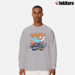 Men’s Harley Davidson Looney Tunes Foghorn Leghorn Long-Sleeve Shirt in sport grey | Sleek, Lightweight, Year-Round Wear