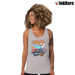 Women’s Harley Davidson Looney Tunes Foghorn Leghorn Tank Top in sport grey | Lightweight, Movement-Friendly
