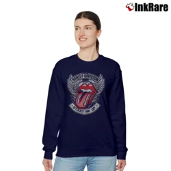 Women’s Harley Davidson Rolling Stones Start Me Up Relaxed Sweatshirt in navy | Soft, Laid-Back Vibe