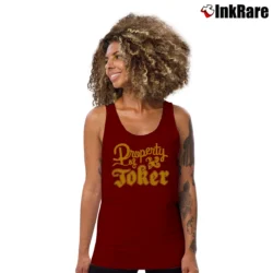 Women’s Harley Property Of Joker Tank Top in maroon | Lightweight, Movement-Friendly