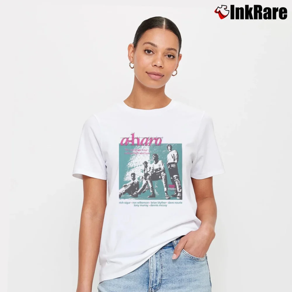 Women’s Haro BMX Bike Tour Signature T-Shirt in white | Soft, Flattering Fit