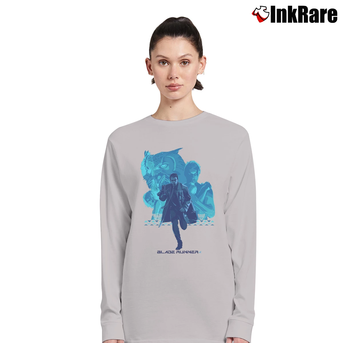 Harrison Ford Blade Runner Women’s Long-Sleeve Top in sport grey – Effortless Layer Women’s Harrison Ford Blade Runner Long-Sleeve Top in sport grey | Sleek, Versatile, All-Season