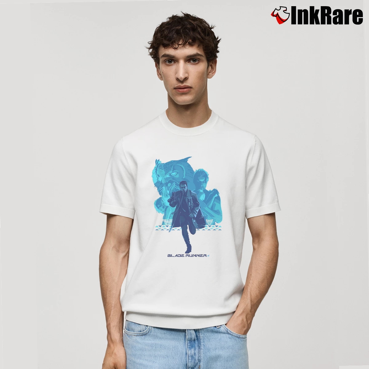 Harrison Ford Blade Runner Men’s Classic Tee in white – Premium Comfort Men’s Harrison Ford Blade Runner Classic T-Shirt in white | Soft, Breathable Everyday Wear