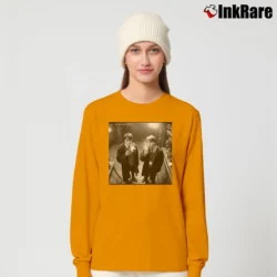 Women’s Harry Pot And Ron Smoking Meme Party Funny Fan Long-Sleeve Top in orange | Sleek, Versatile, All-Season