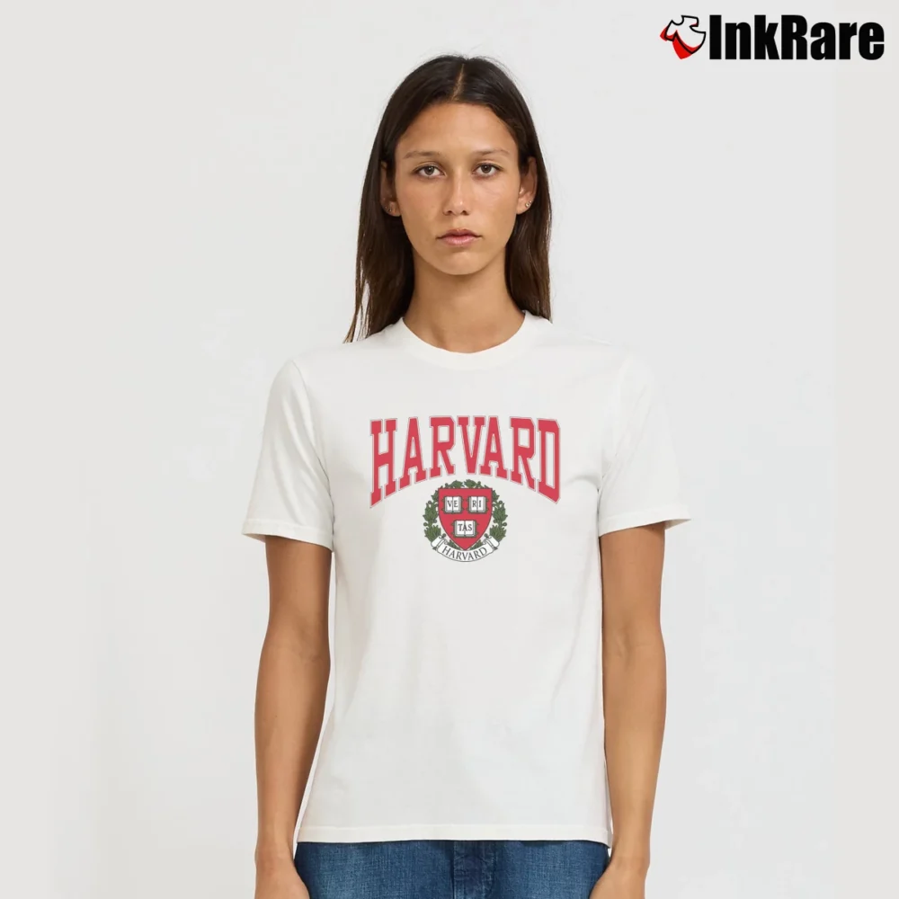 Women’s Harvard University Signature T-Shirt in white | Soft, Flattering Fit
