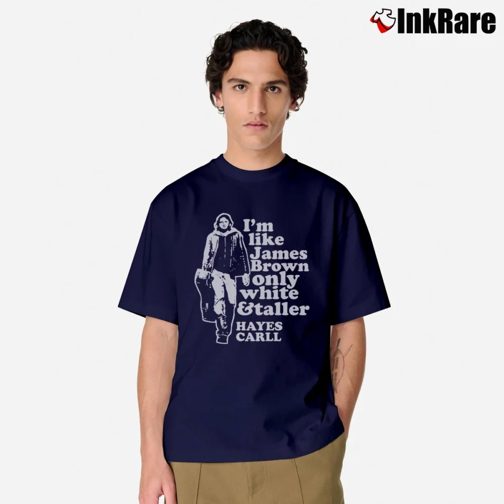 Men’s Hayes Carll James Brown Taller Quote Classic T-Shirt in navy | Soft, Breathable Everyday Wear