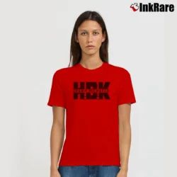 Women’s HBK Shawn Michaels Signature T-Shirt in red | Soft, Flattering Fit