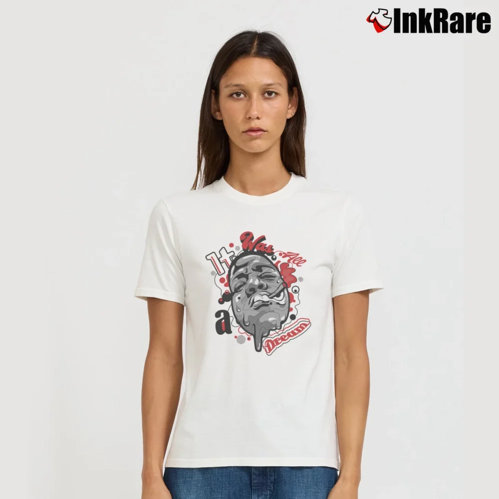 Women’s He Got Game Jordan 13 Sneakers Match Signature T-Shirt in white | Soft, Flattering Fit