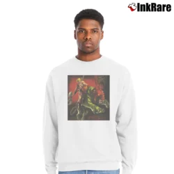 Men’s He - Man Battle Cat Crewneck Sweatshirt in white | Cozy Fabric, Clean Style