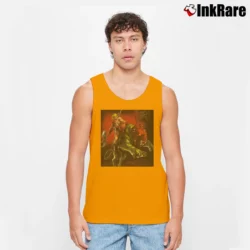 Men’s He - Man Battle Cat Tank Top in orange | Breathable, Active-Friendly Design