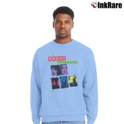 Men’s Heart Bad Animals 1988 Tour Promo Crewneck Sweatshirt in light blue | Cozy Fabric, Clean Style