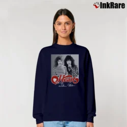 Women’s Heart Band Relaxed Sweatshirt in navy | Soft, Laid-Back Vibe