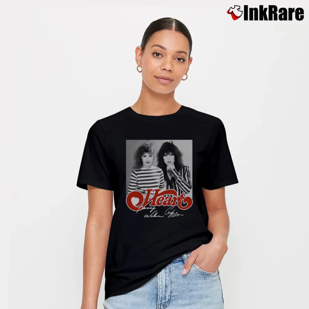 Women’s Heart Band Signature T-Shirt in black | Soft, Flattering Fit