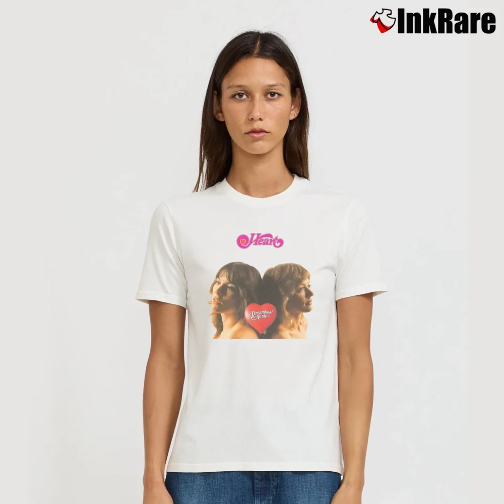 Women’s Heart Dreamboat Annie Signature T-Shirt in white | Soft, Flattering Fit