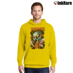 Men’s Heavy Metal Primus Band Pullover Hoodie in yellow | Cozy, Durable, Modern Fit