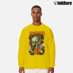Men’s Heavy Metal Primus Band Long-Sleeve Shirt in yellow | Sleek, Lightweight, Year-Round Wear