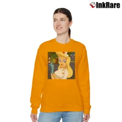 Women’s Hello Nurse Animaniacs Relaxed Sweatshirt in orange | Soft, Laid-Back Vibe