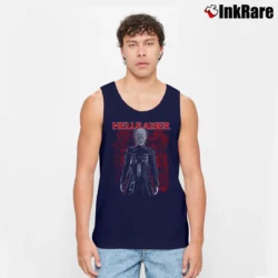 Men’s Hellraiser Supernatural Horror Movie Tank Top in navy | Breathable, Active-Friendly Design
