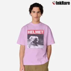 Men’s Helmet Meantime Classic T-Shirt in light pink | Soft, Breathable Everyday Wear
