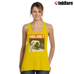 Women’s Helmet Meantime Tank Top in yellow | Lightweight, Movement-Friendly