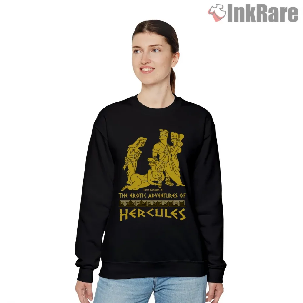 Hercules Adventure Greek Mythology Simpsons Parody Shirt on graphic shirt for women graphic tee