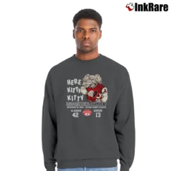 Men’s Here Kitty Kitty 2020 Iron Bowl Tigers Crewneck Sweatshirt in charcoal | Cozy Fabric, Clean Style