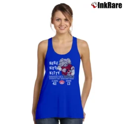 Women’s Here Kitty Kitty 2020 Iron Bowl Tigers Tank Top in royal blue | Lightweight, Movement-Friendly