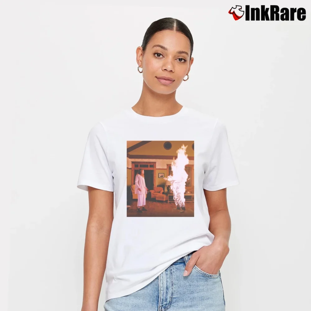Women’s Hereditary Horror Movie Graphic Signature T-Shirt in white | Soft, Flattering Fit