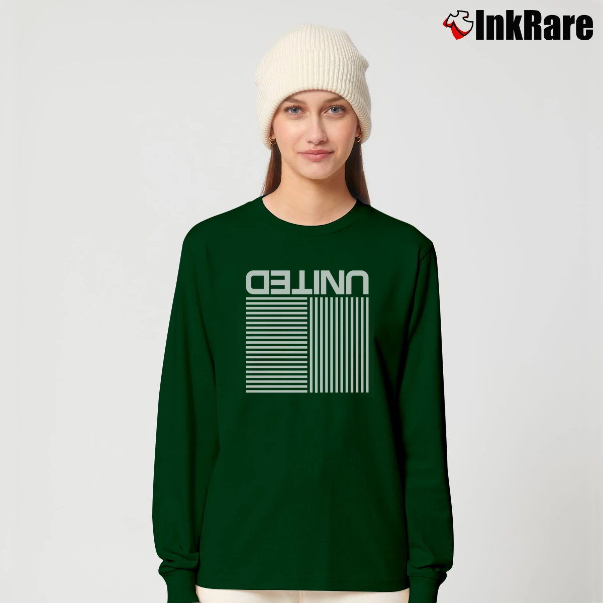 Women’s Hillsong United Logo Long-Sleeve Top in forest green | Sleek, Versatile, All-Season