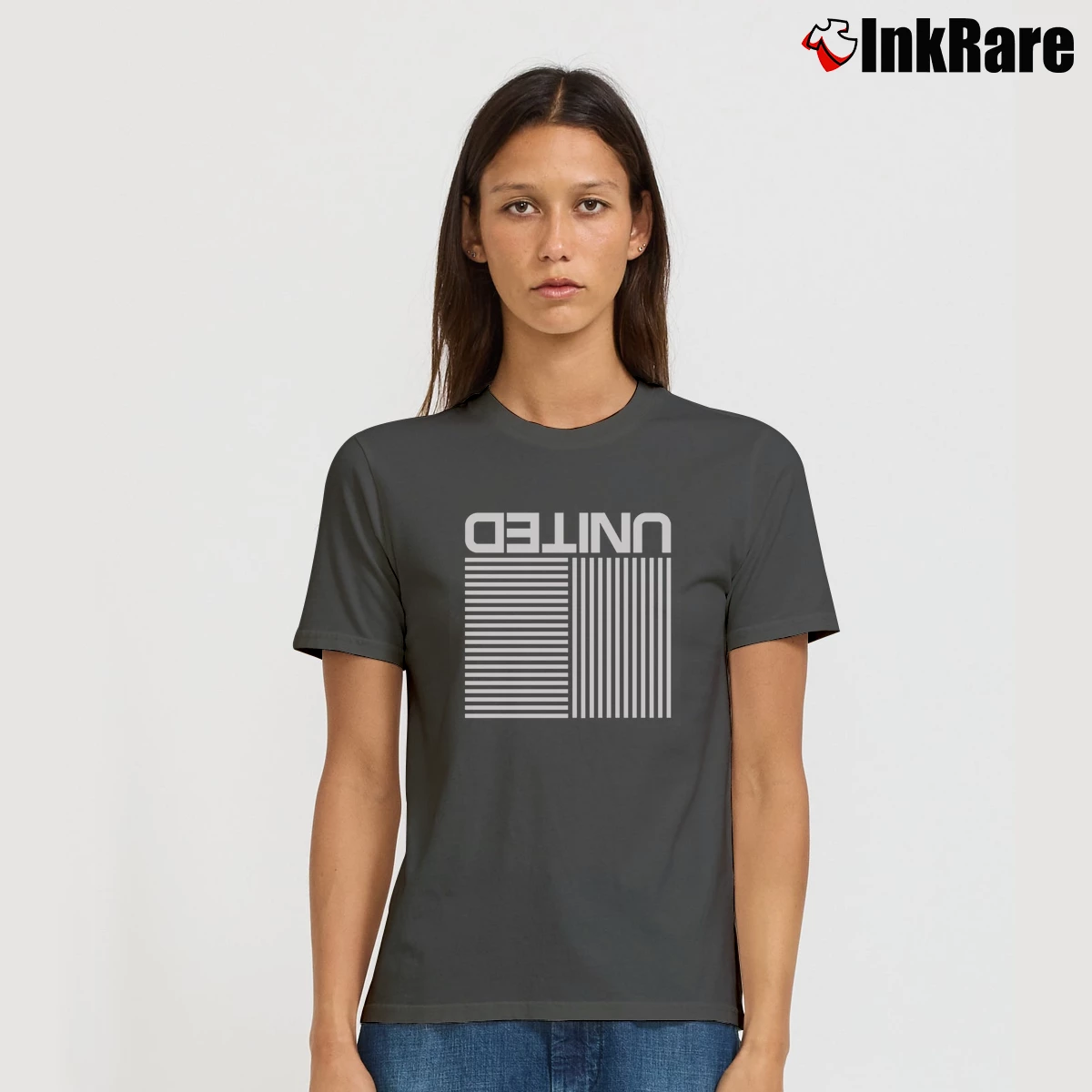 Women’s Hillsong United Logo Signature T-Shirt in charcoal | Soft, Flattering Fit