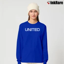 Women’s Hillsong United Logo Worship Band Long-Sleeve Top in royal blue | Sleek, Versatile, All-Season