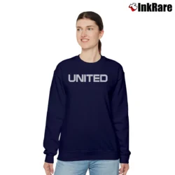Women’s Hillsong United Logo Worship Band Relaxed Sweatshirt in navy | Soft, Laid-Back Vibe