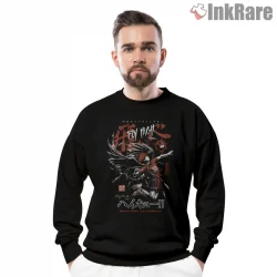Hinata Shoyo Dark Crow Spirit Volleyball Art Shirt on graphic shirt for men graphic tee