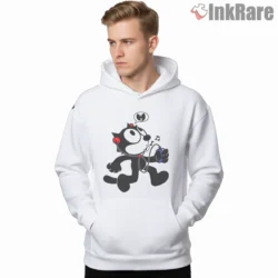 Hip Hop Felix Street Music Vibes Shirt on white hoodie for men graphic tee