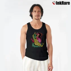 Men’s His Wanda Her Vision Scarlet Witch Wandavision Marvel Tank Top in black | Breathable, Active-Friendly Design
