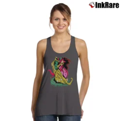 Women’s His Wanda Her Vision Scarlet Witch Wandavision Marvel Tank Top in charcoal | Lightweight, Movement-Friendly