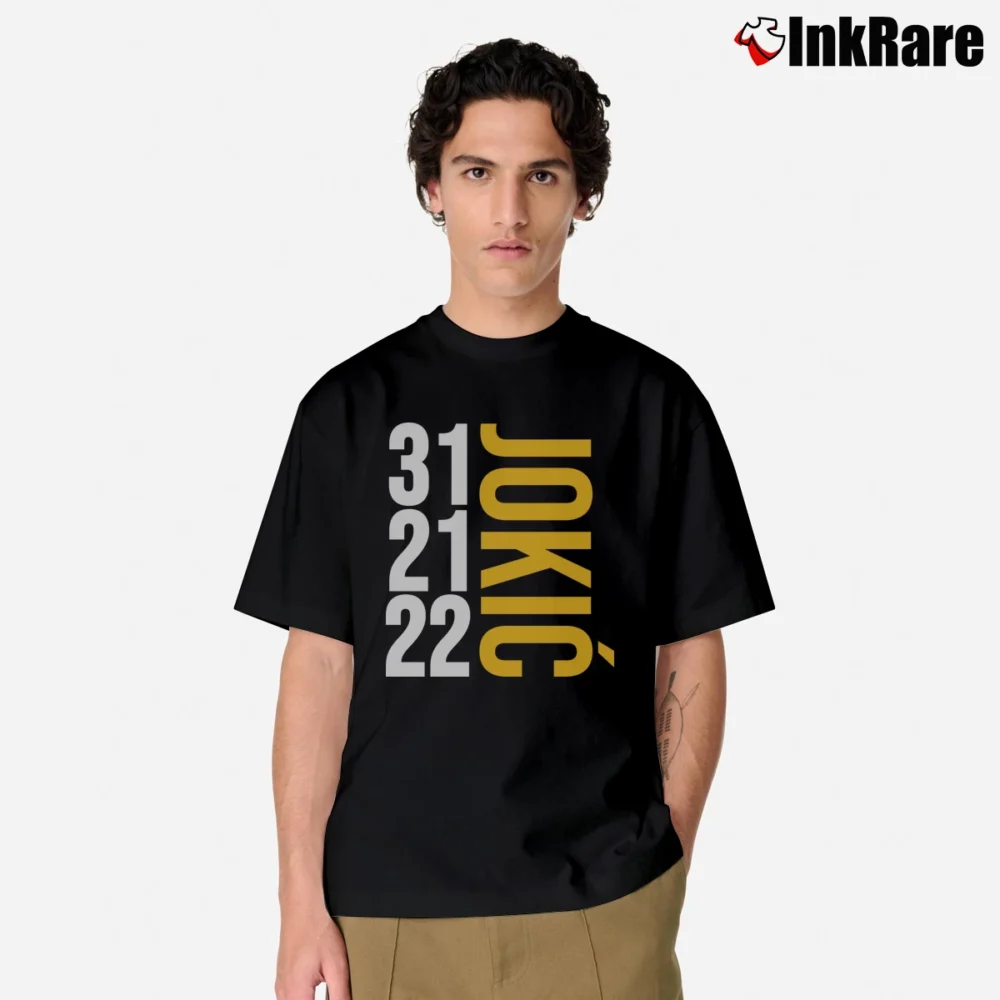 Men’s historic game nikola jokic denver nuggets nba playoff mvp Classic T-Shirt in black | Soft, Breathable Everyday Wear