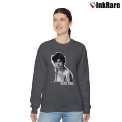 Women’s History Alice Paul Graphic Relaxed Sweatshirt in charcoal | Soft, Laid-Back Vibe