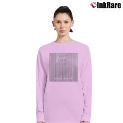 Women’s Hit Me Hard And Soft Billie Eilish Long-Sleeve Top in light pink | Sleek, Versatile, All-Season