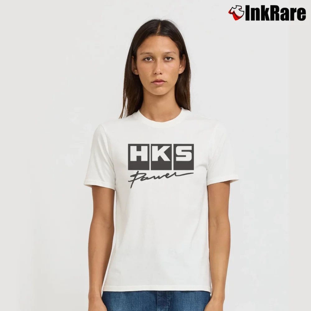 Women’s Hks Cute Cartoon Graphic For All Ages Signature T-Shirt in white | Soft, Flattering Fit