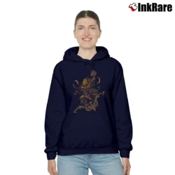 Women’s Hobgoblin Marvel Comics Villain Horror Anime Artwork Cozy Hoodie in navy | Warm, Structured, Stylish