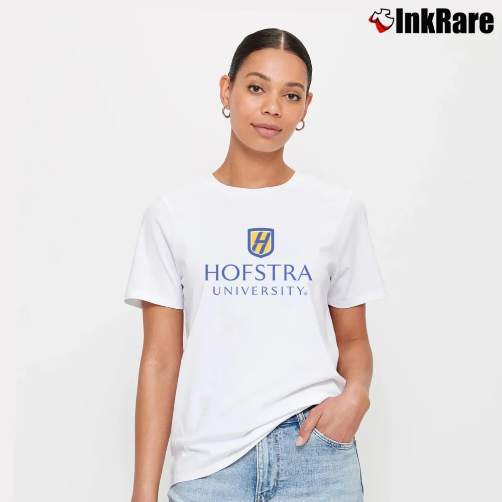 Women’s Hofstra Pride College Ncaa Graphic Signature T-Shirt in white | Soft, Flattering Fit